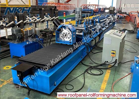 High Speed 40mpm C76-200 Purlin Roll Forming Machine with Double Stackers
