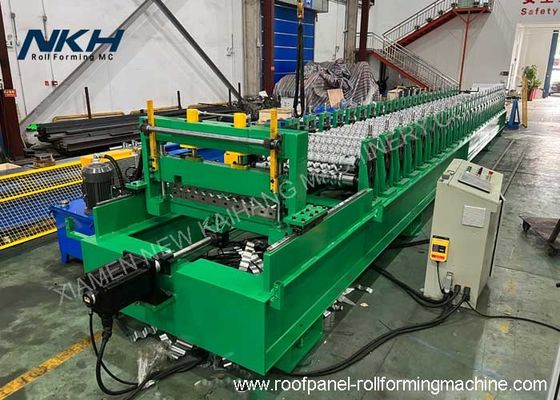 satın al 50mpm Yüksek Hızlı Oluklu Sac Rulo Şekillendirme Makinesi, PLC Kontrollü online manufacture