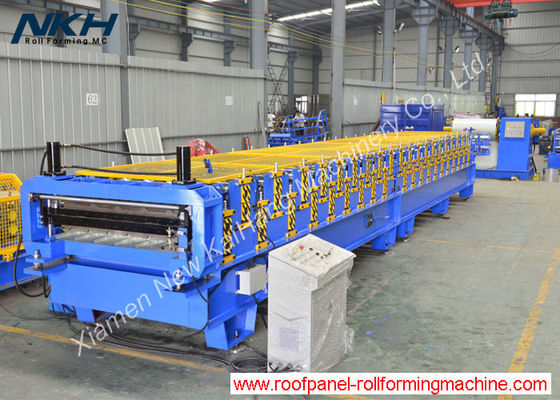 satın al Metal Çelik Çatı Kaplama Rulo Şekillendirme Makinesi, Çift Katlı Rulo Şekillendirme Makinesi online manufacture