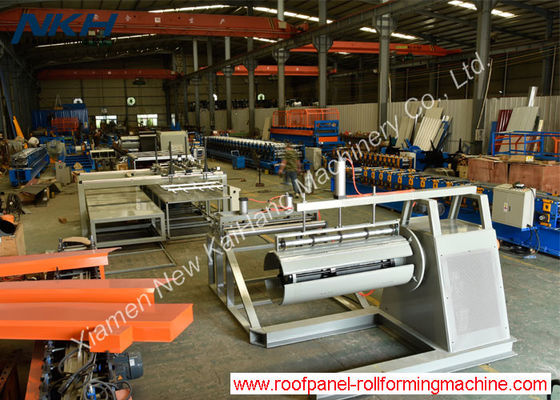 satın al Sac 0.3 - 1.0 * 1250mm Yeniden Sarıcılı Çelik Dilme Makinesi Hattı online manufacture