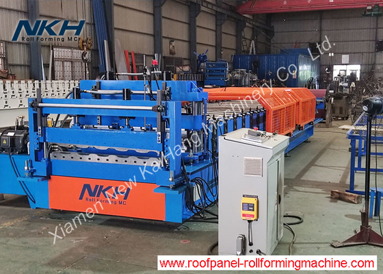 YX22-211-1105 Çatı Plakası Rulo Yapım Makinesi Metal Çatı Makinesi Servo motor sürüşü