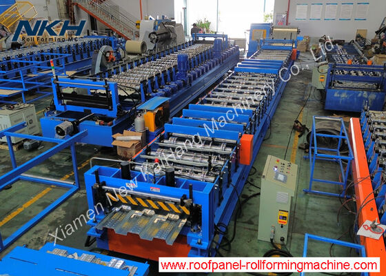 YX54-321-960 Deck Roll Forming Machine Çelik Yapı için Metal Deck Panel