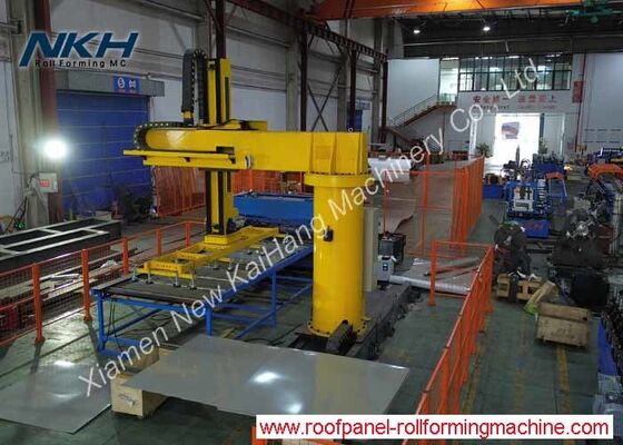 Doğrultma Kesme İstifleme Hattı / 0.3-3.0mm * 1550mm Boy Kesme Makinesi Özelleştirilmiş Makine Otomatik Sac İşleme Hattı