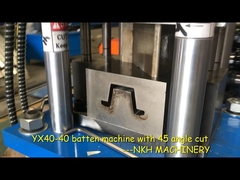 YX40-40 batten machine with 45 degree angle cut