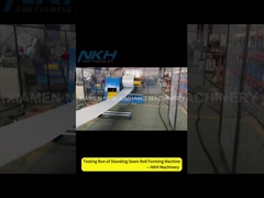 Ayakta Dikiş Çatı Paneli Rulo Şekillendirme Makinesi