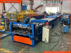 YX51-316-1000 Decking Roll Forming Makinesi'nin Deneme Çalışmaları