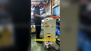 CZ Aşık Rulo Şekillendirme Makinesinin Çalışması